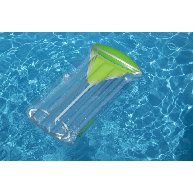 Swimline 5 5 Inflatable Transparent 1 person Swimming Pool Float Green clear