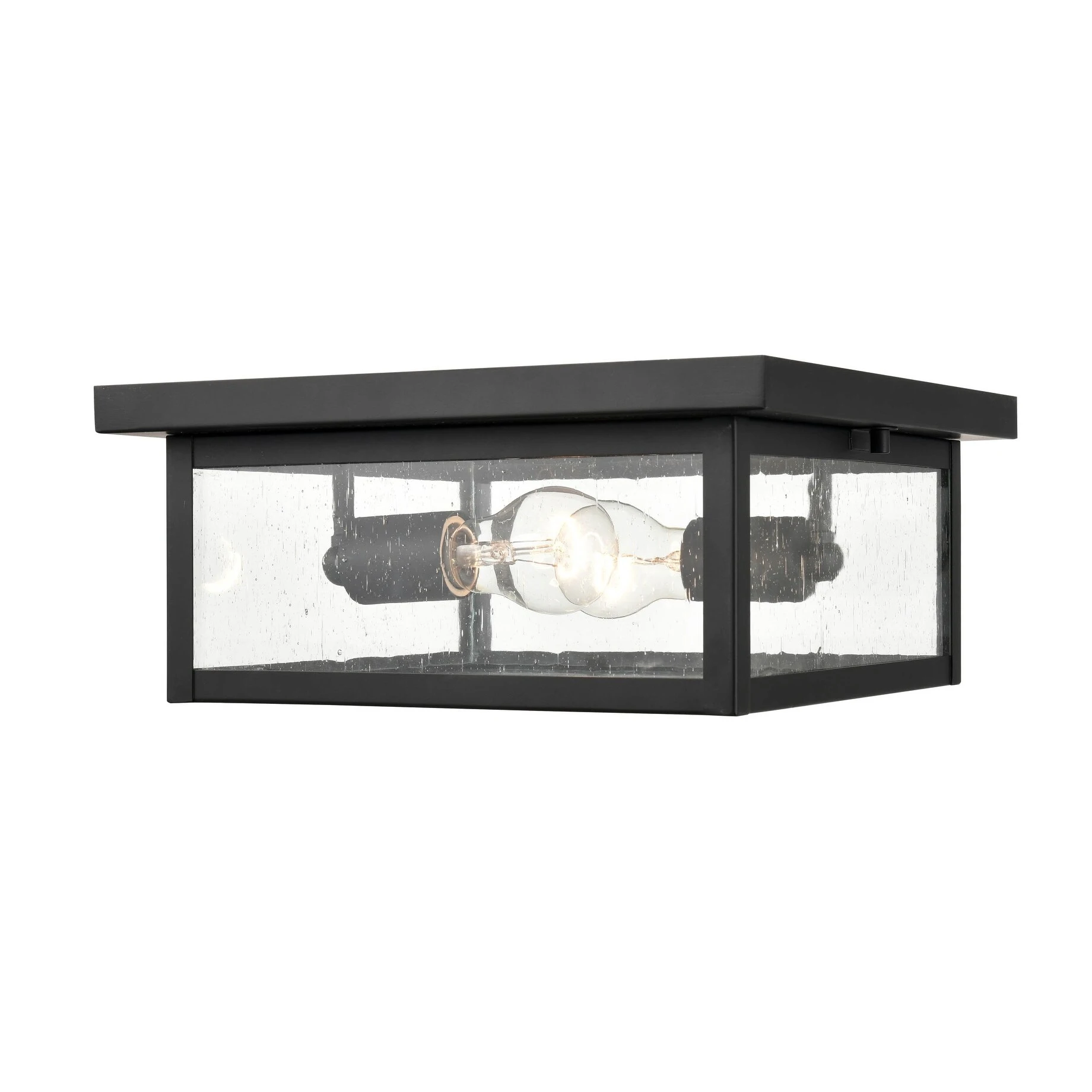 Millennium Lighting Evanton Outdoor Flush Mount Ceiling Light in Multiple Finishes