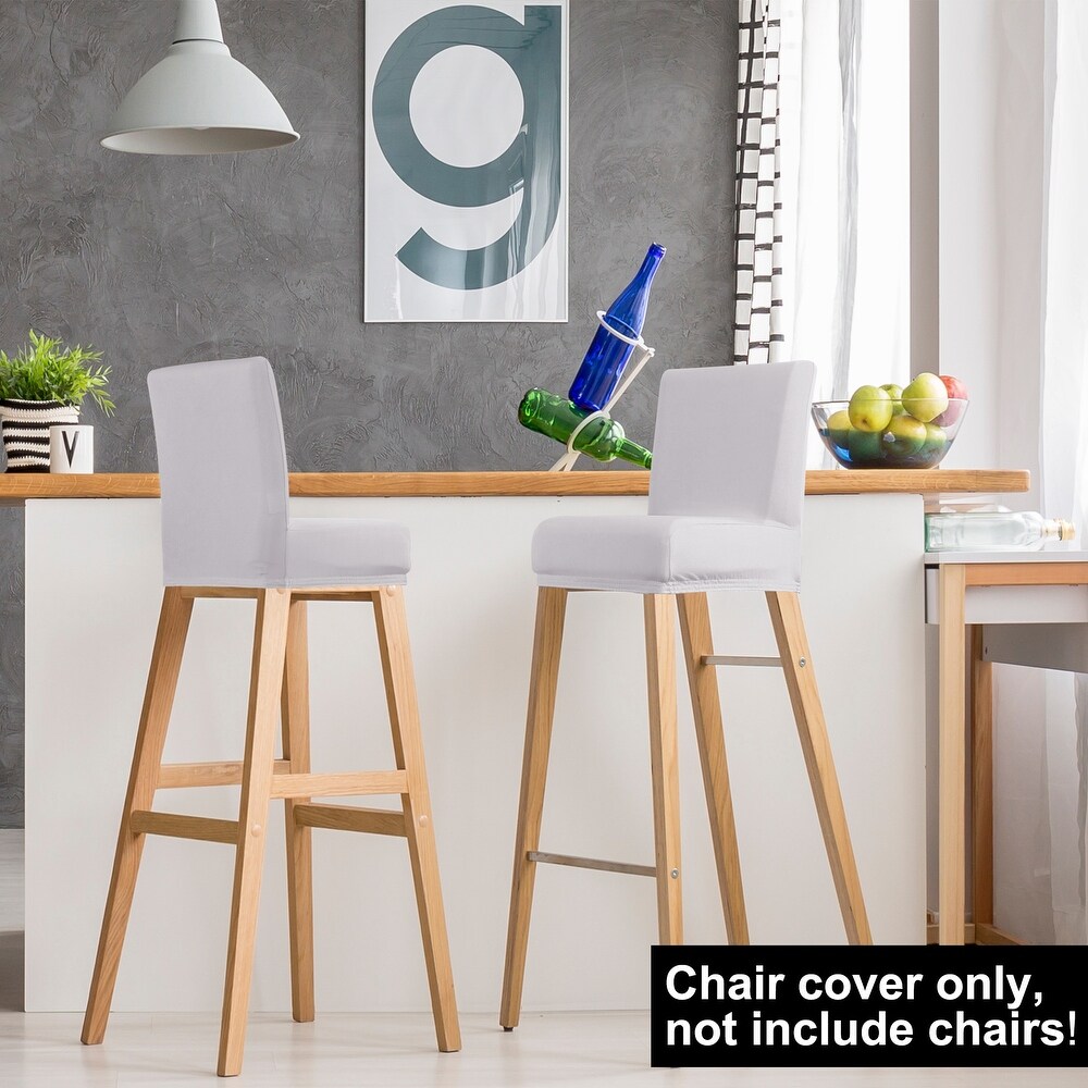 Stretch Bar Stool Cover for Bar Height Side Chair Slipcovers