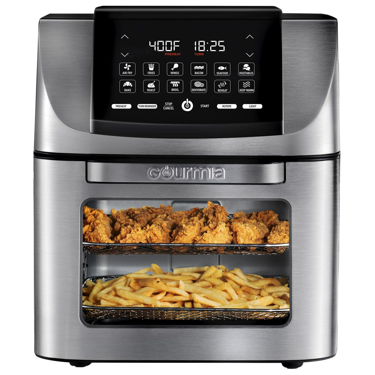 Gourmia 14 Qt AllinOne Air Fryer Oven Rotisserie Dehydrator with 12 Cooking Functions  Crowdfused