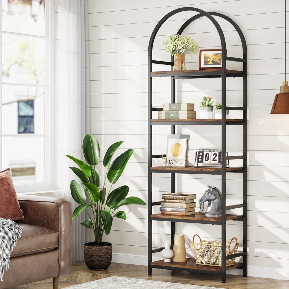 5 Tier Open Bookshelf  74\