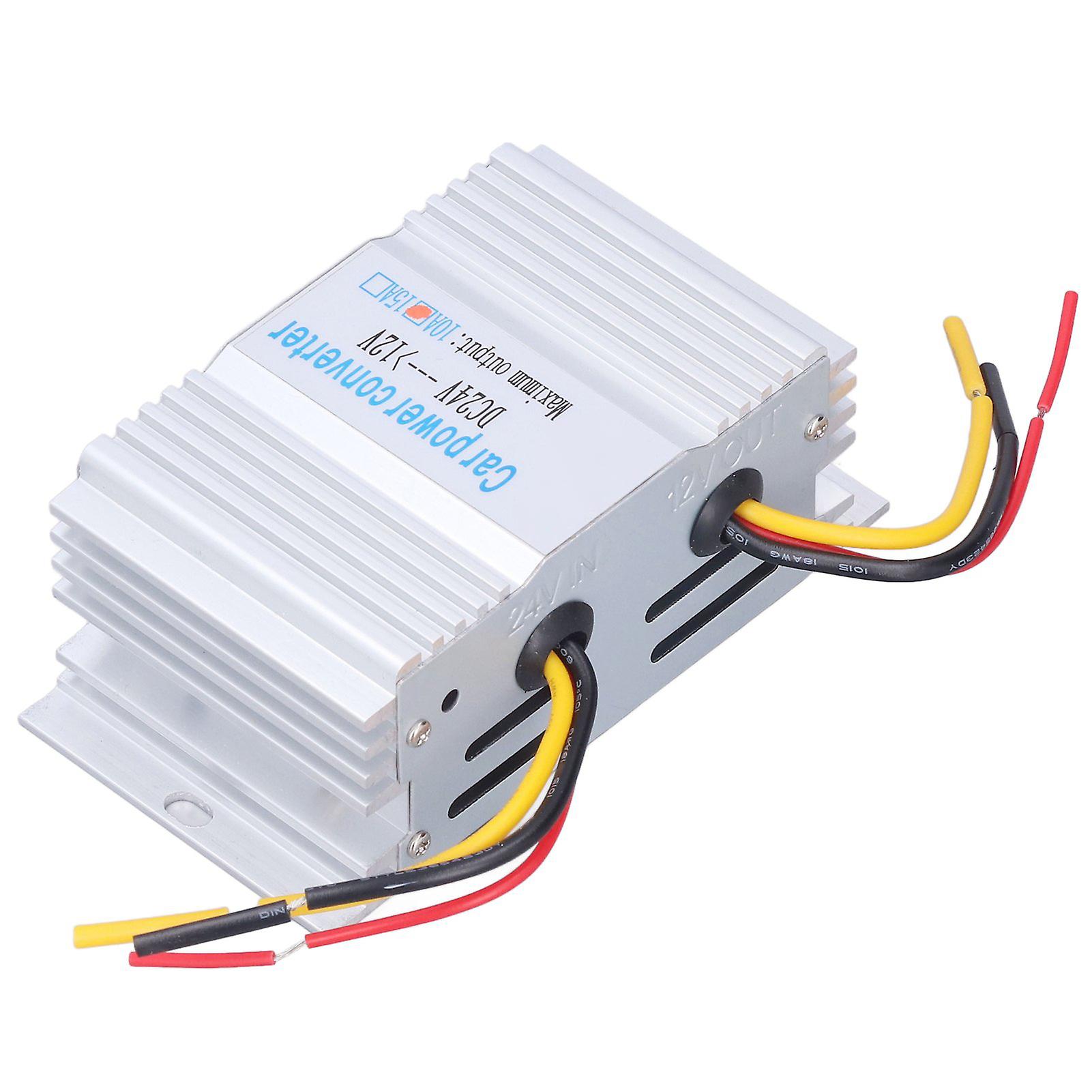 Buck Converter Dc 24v To Dc 12v 10a 120w Voltage Adapter Regulator Power Supply For Vehicle