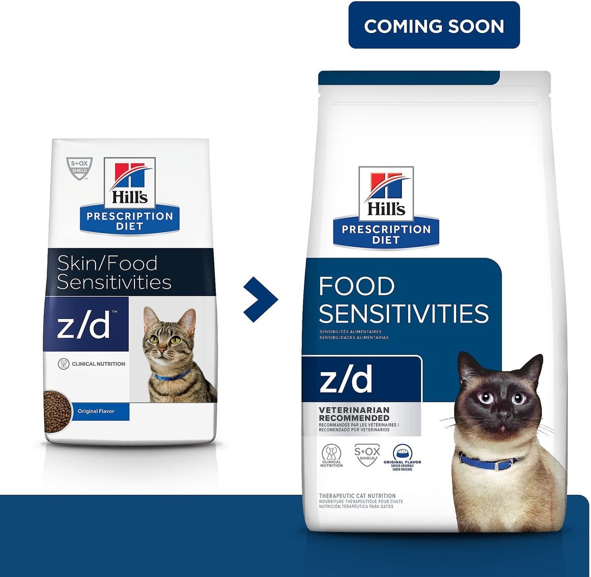 Hill's Prescription Diet z/d Skin/Food Sensitivities Original Flavor Dry Cat Food