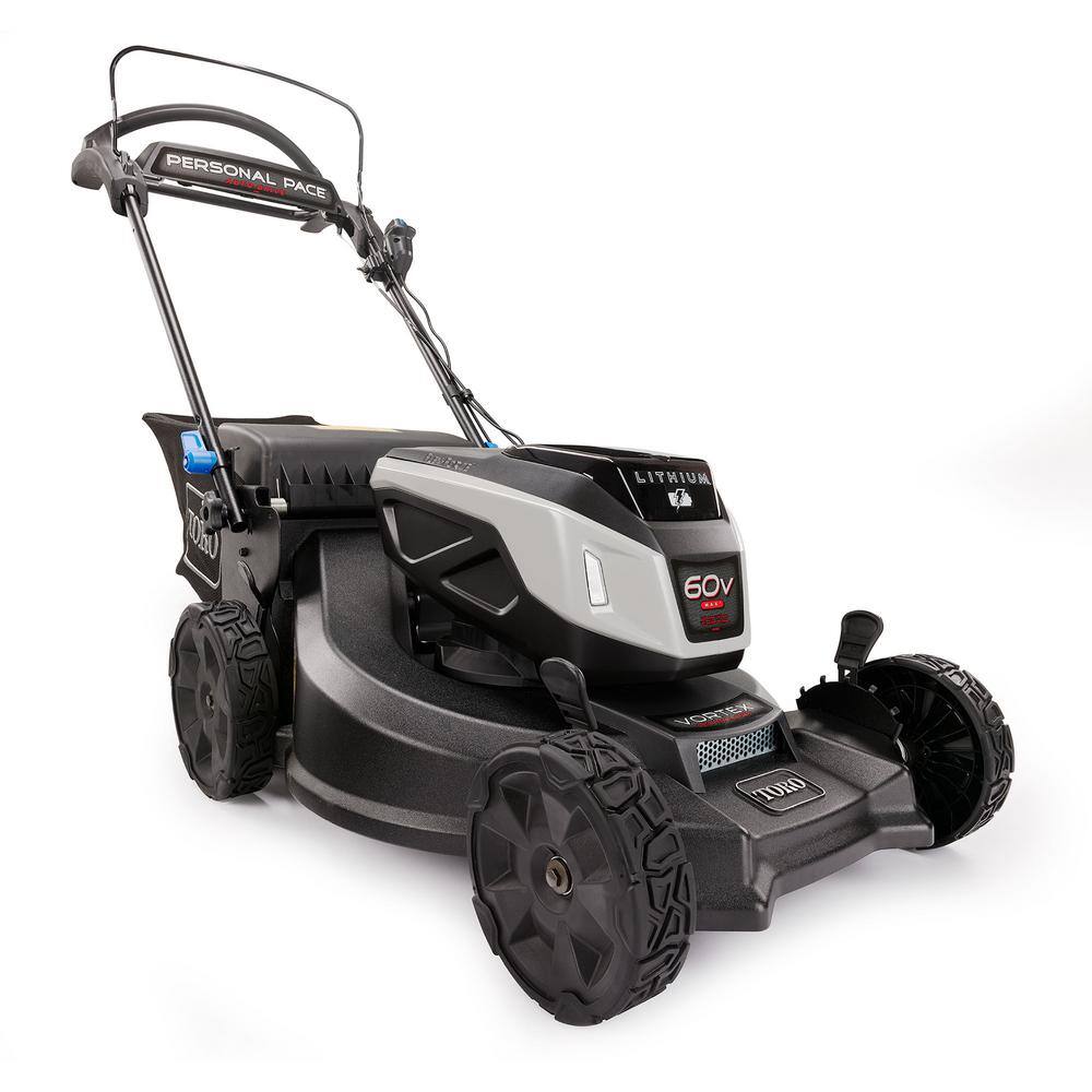 Toro 21 in. Super Recycler 60-Volt Personal Pace SmartStow Cordless Walk Behind Mower with Headlights (Bare Tool) 21568T