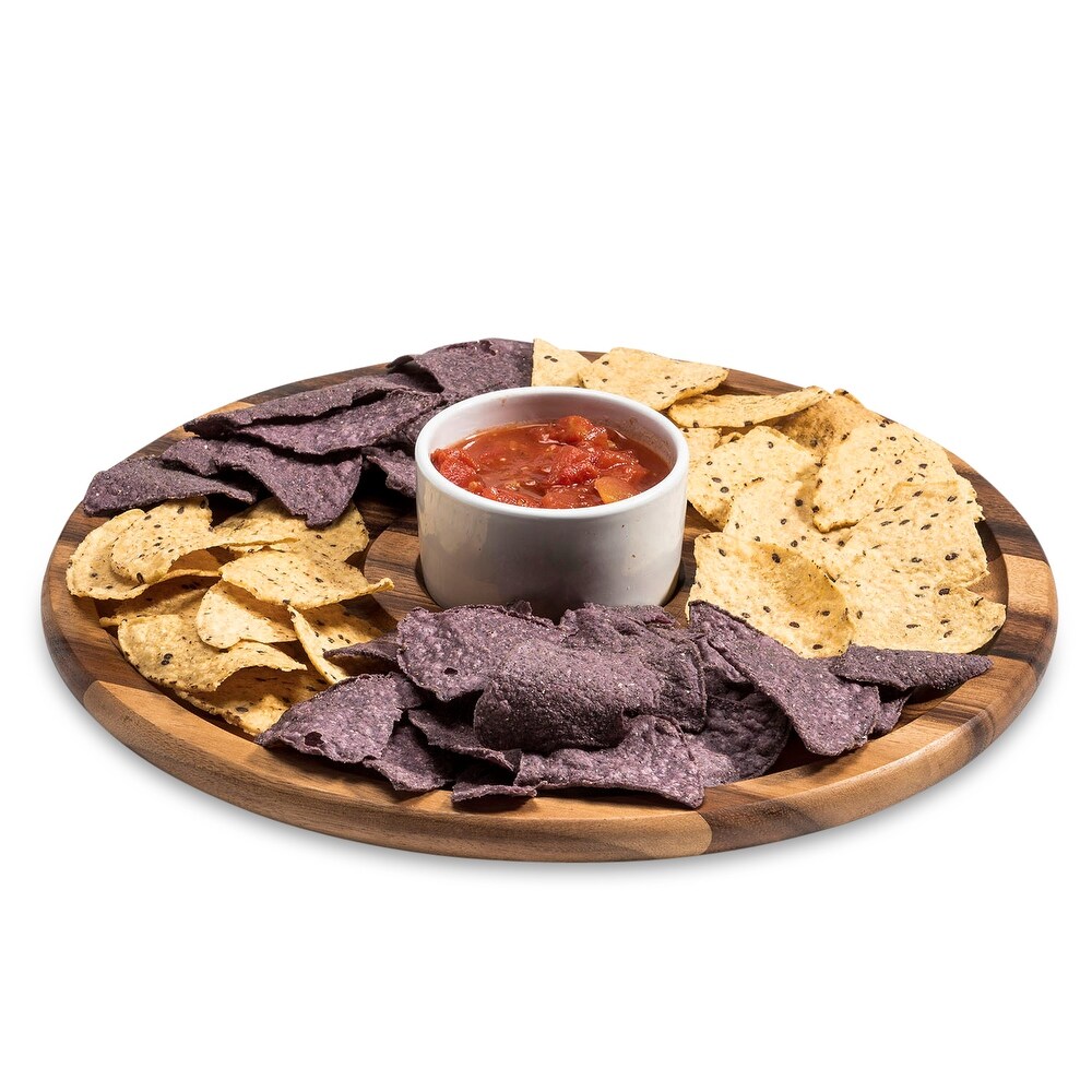 Large Chip 'n Dip with Ceramic Bowl