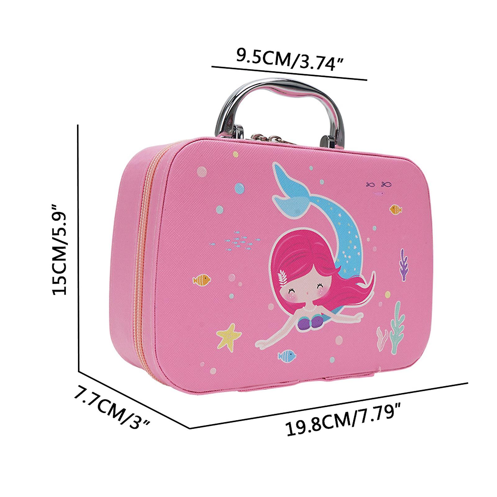 Girls Makeup Kit For Kids Children's Makeup Set Girls Princess Make Up Box Nontoxic Cosmetics Kit Toys Pretend Play Makeup Beauty Toys Christmas Gift