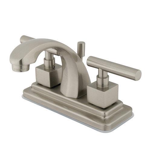 Kingston Brass KS4642CQL 4 in. Centerset Bathroom Faucet， Polished Brass