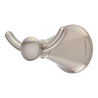 Pfister Saxton Double J-Hook Robe Hook in Brushed Nickel BRH-GL1K