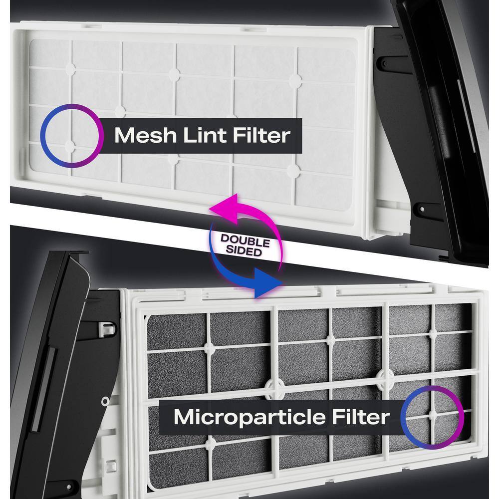 GE Profile 4.8 cu. ft. UltraFast Combo Washer  Dryer with Ventless Heat Pump Technology in Carbon Graphite