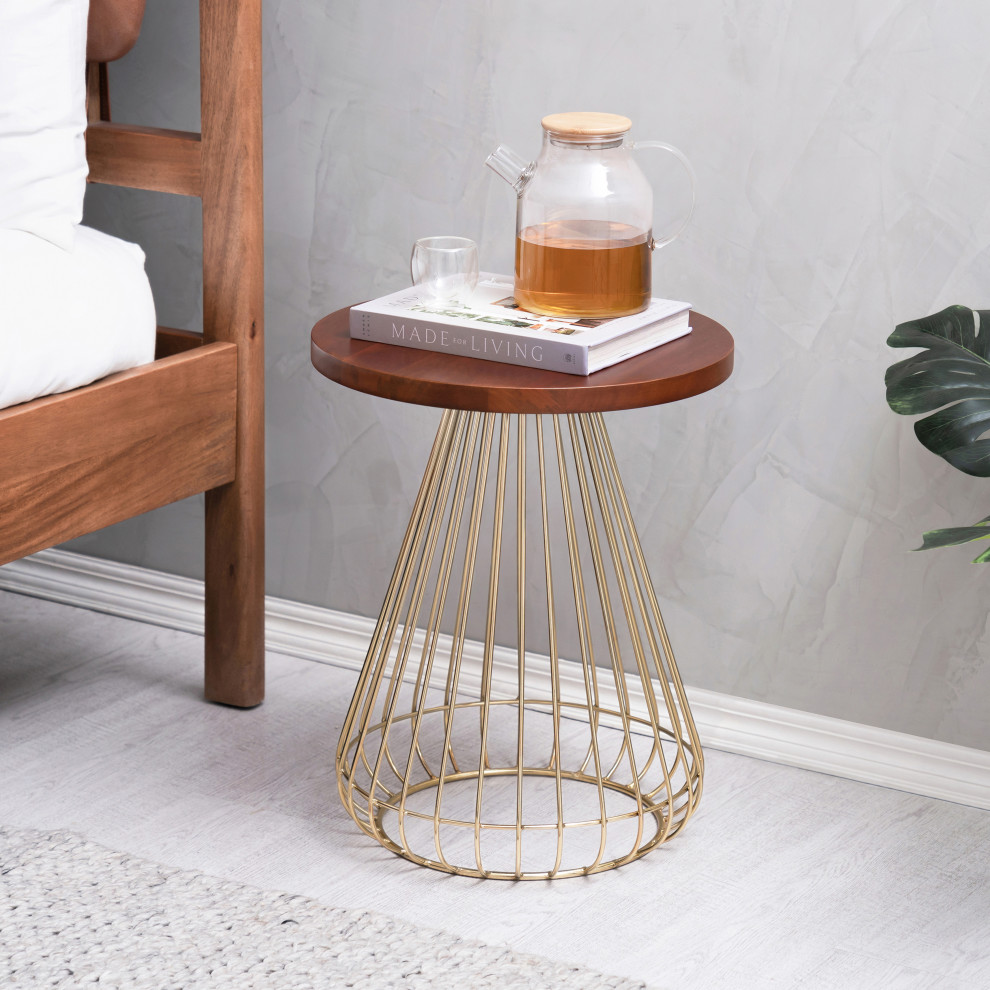 Melody Designer Cage Table   Contemporary   Side Tables And End Tables   by MH London  Houzz