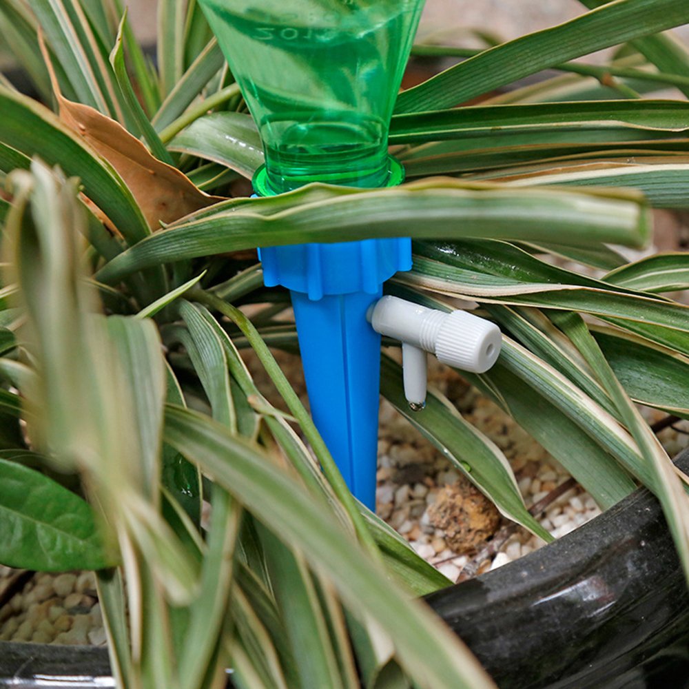 OPKALL Durable Garden Cone Spike Watering Plant Flower Waterers Bottle Irrigation System Garden Cone Watering Spike