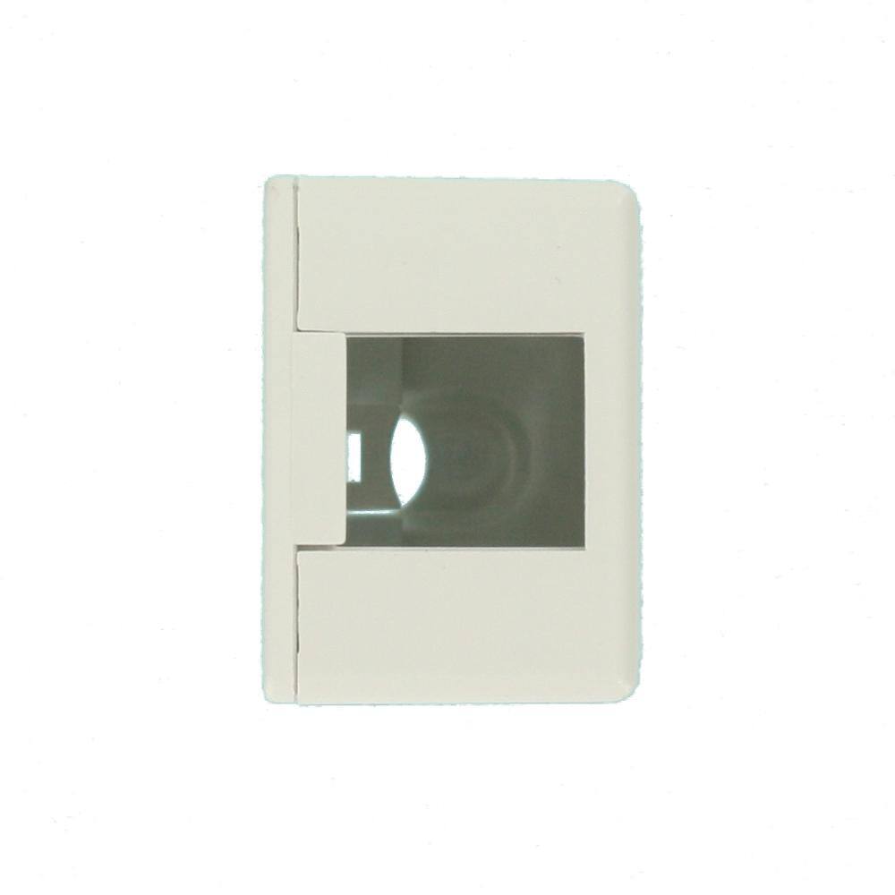 Leviton 1-Port QuickPort Surface Mount Box White 41089-1WP