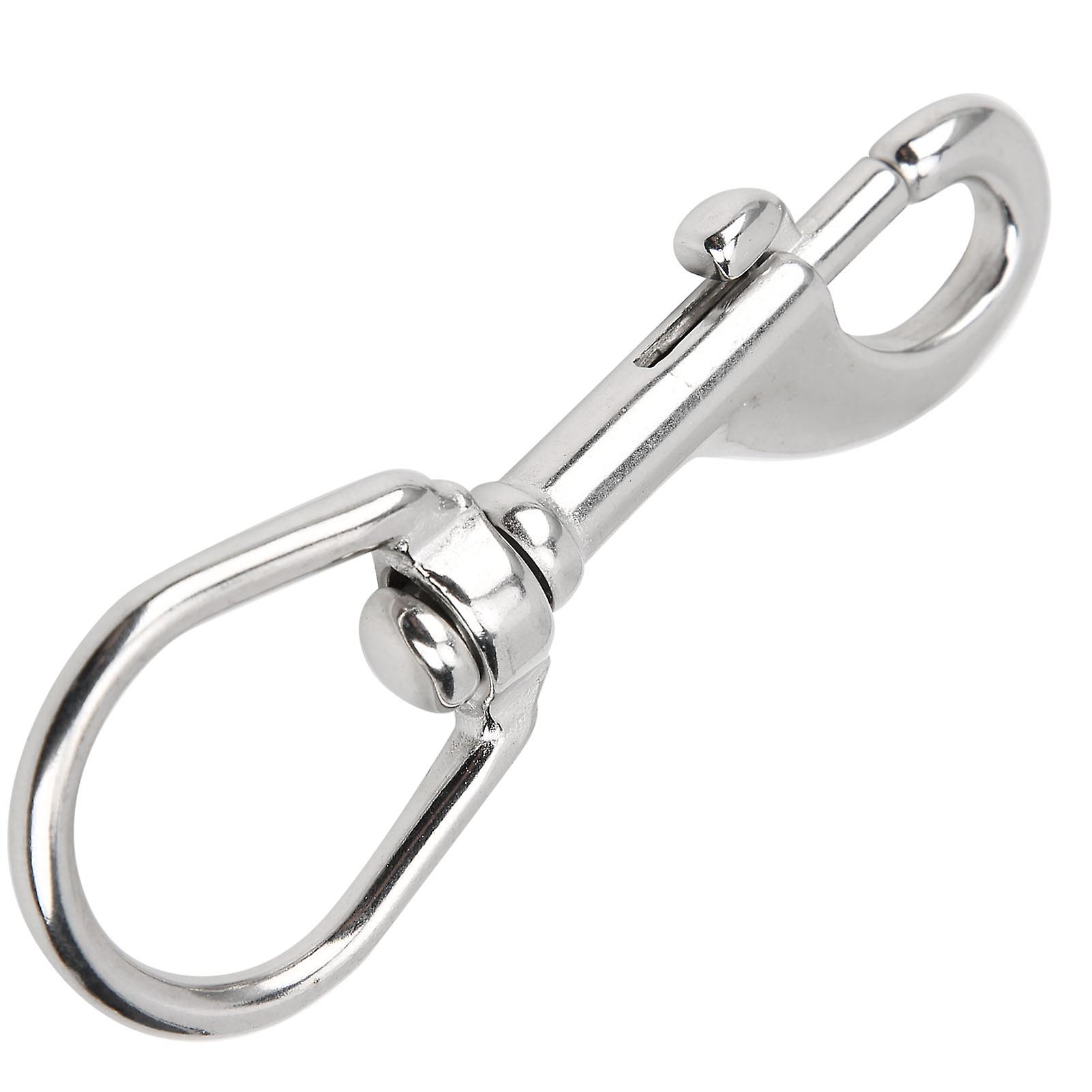 Rotating Snap Hook 316 Stainless Steel Single Head Outdoor Activities Diving Buckle90mm