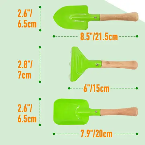 Children's Outdoor Garden Toy Set Tool Bucket Handbag Spray Gloves Hat Lawn Beach Game