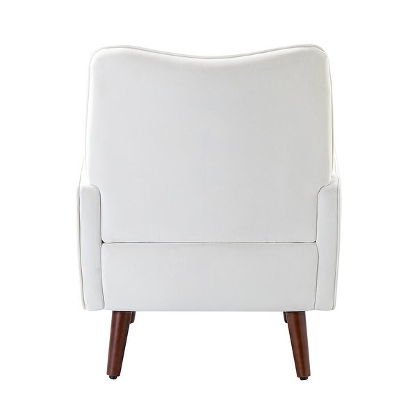 Epirus Upholstered Accent Armchair with Button Tufted Back by HULALA HOME