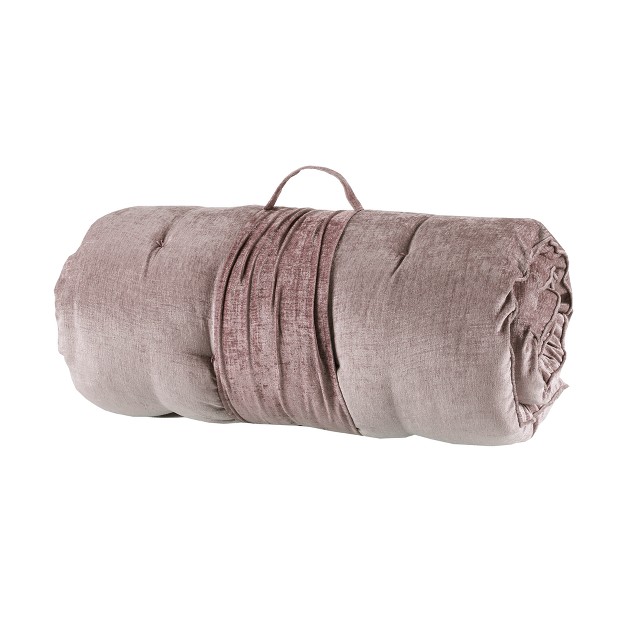 Alder Chenille Lounge Floor Pillow Cushion Blush Intelligent Design