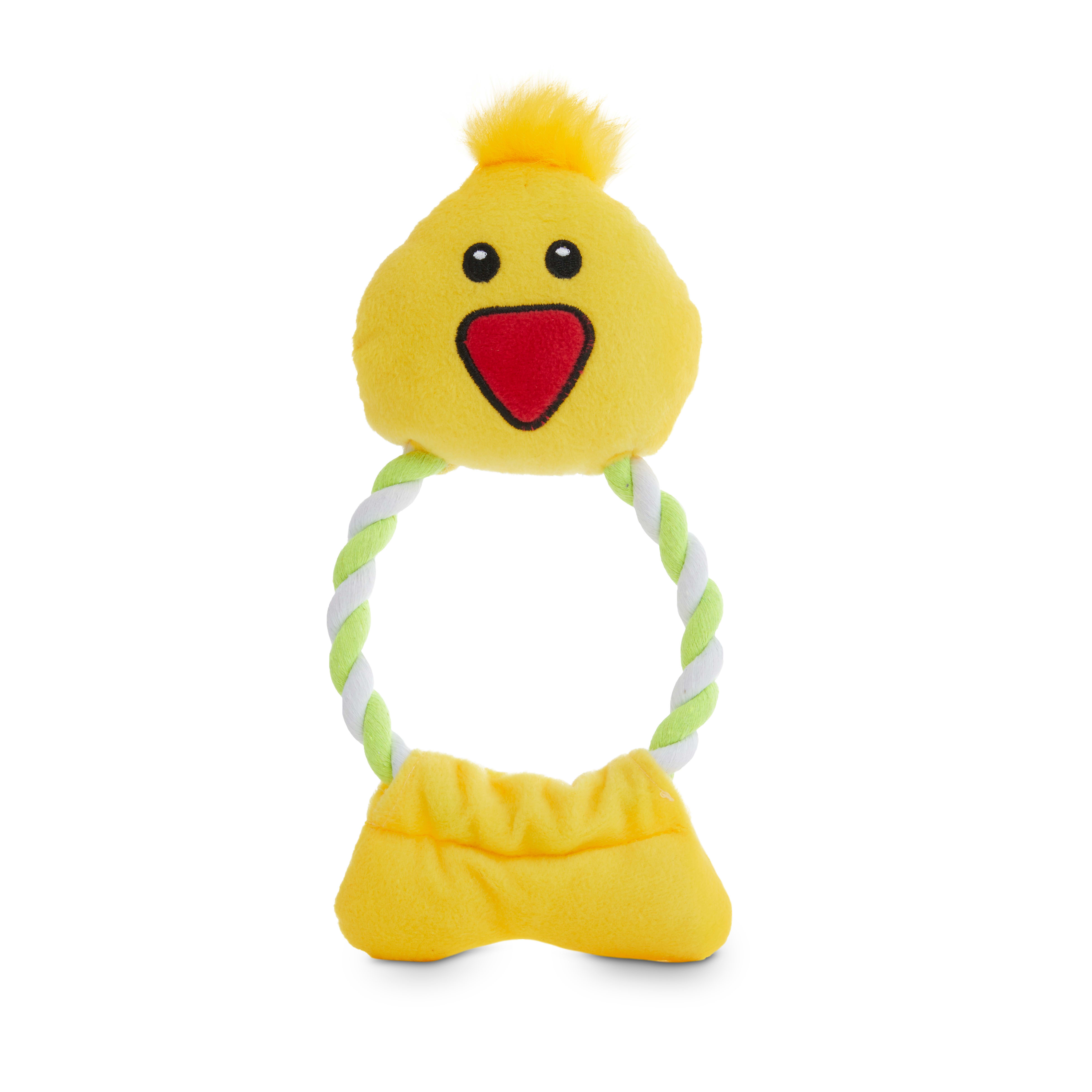 Petco In The Loop Animal Plush  Rope Dog Toy in Various Styles， Medium