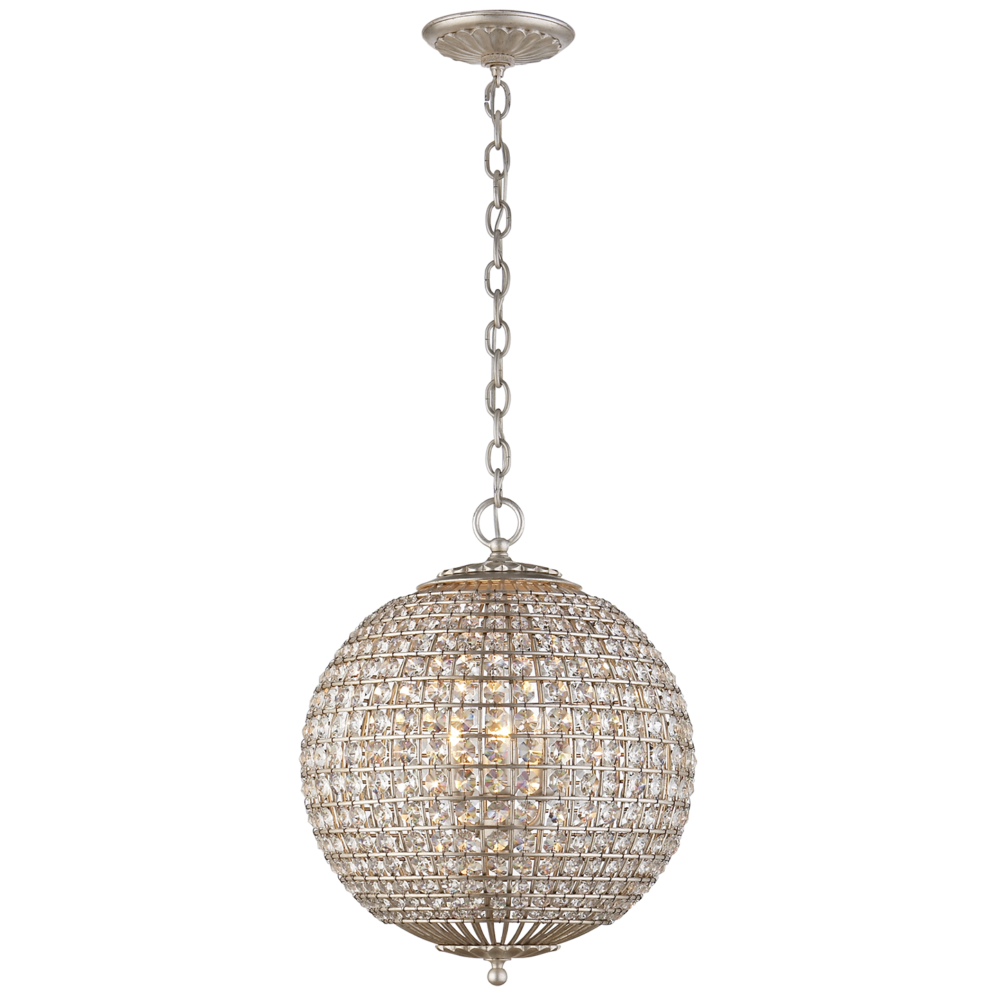 Renwick Small Sphere Chandelier in Various Colors