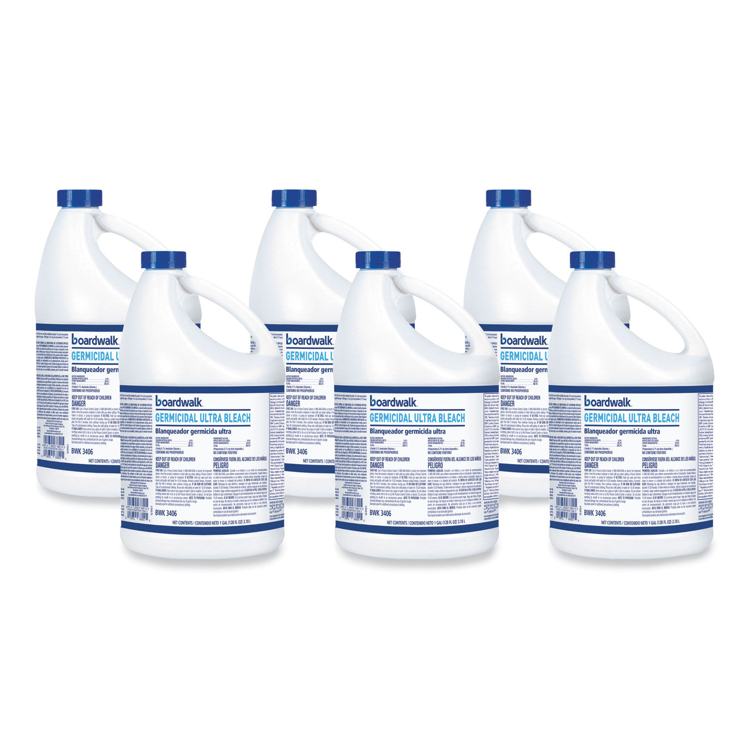 Boardwalkandreg; Ultra Germicidal Bleach andmdash; BWK3406 andmdash; 6-Pack