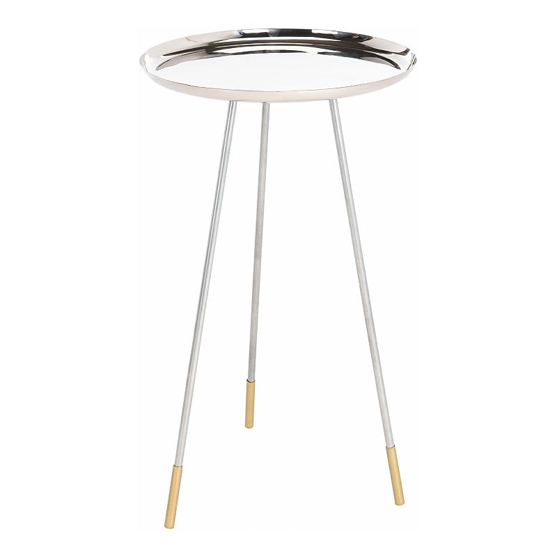 Safavieh Calix Tri-Leg Contemporary Glam Side Table