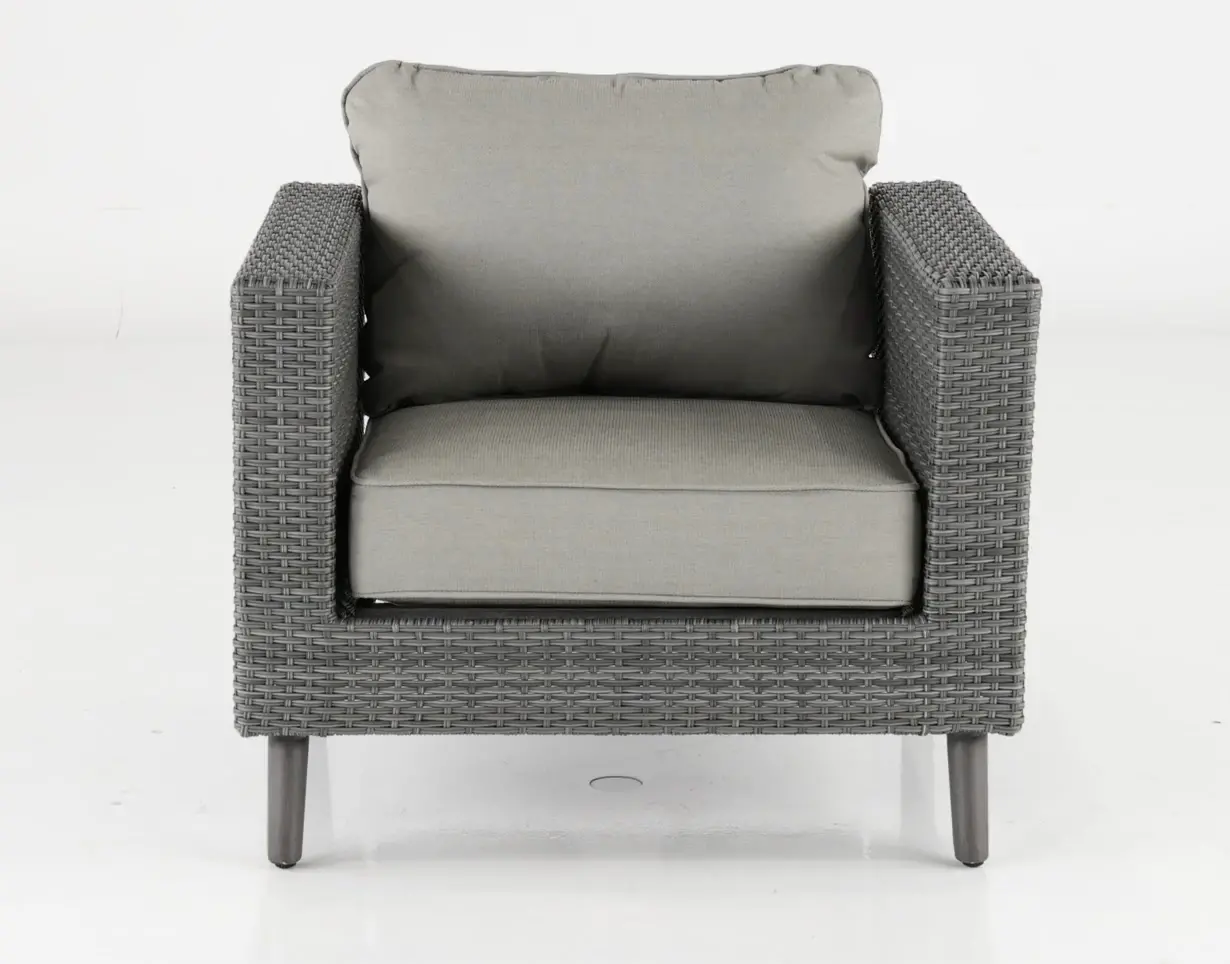 Drew and Jonathan Home Evans Gray Patio Chair