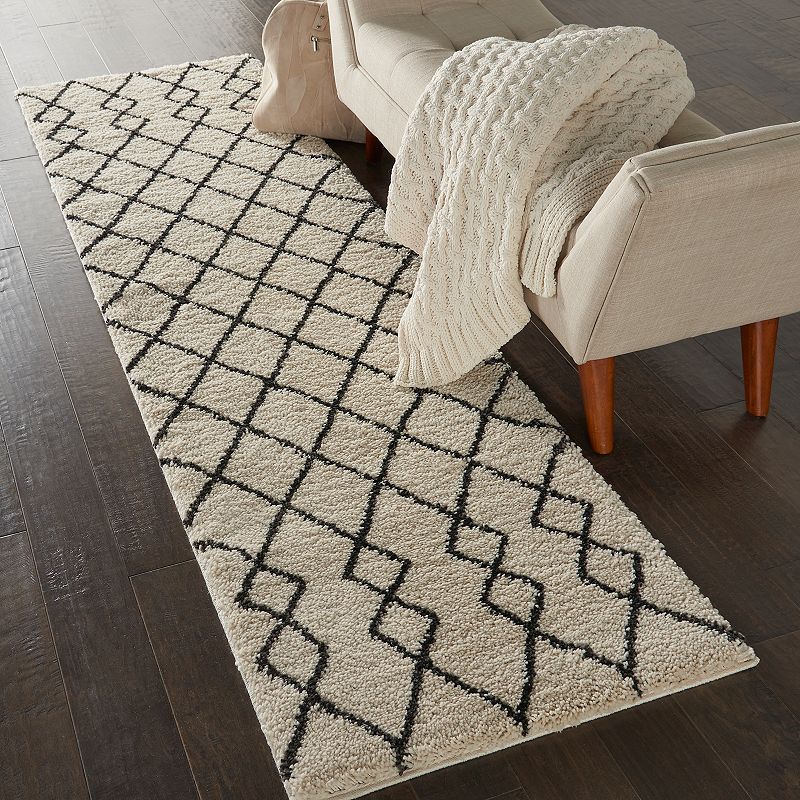 Nourison Geometric Shag Rug