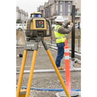 Topcon RL-H5A Rechargeable Battery Horizontal Self-Leveling Rotary Laser Level with LS-100D Receiver 1021200-08