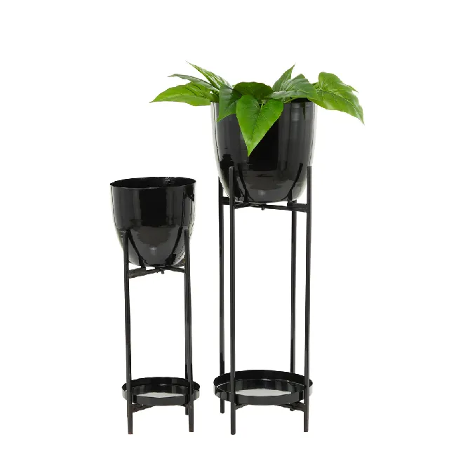 Manufacturer Of Premium Quality Metal Planter Wholesale Price Outdoor Decoration Floor Planter   Flower Pots