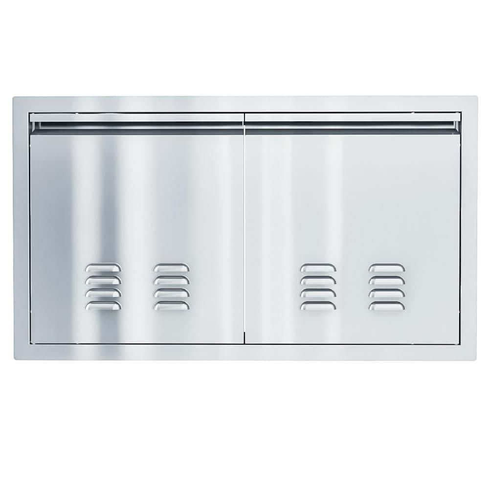 Sunstone Aruba 36 in. Stainless Steel 2-Doors Vented Access Door Unit ARU-DDV36