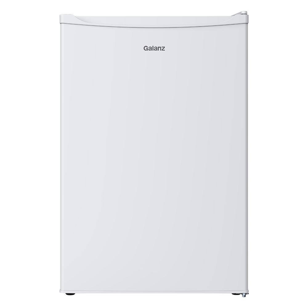 Galanz 3.1 cu. ft. Manual Defrost Residential Mini Compact Upright Freezer in White ENERGY STAR GLF31UWED