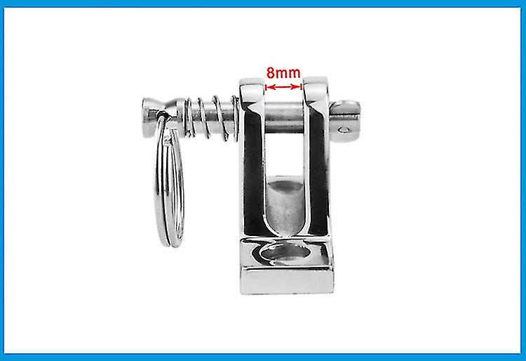 Botao Stainless Steel Boat Deck Hinge Hardware Boat Awning Accessory Boat Top Canopy Fitting (silver1pc)