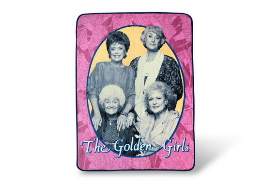 Just Funky Golden Girls Portrait Throw Blanket Fea...