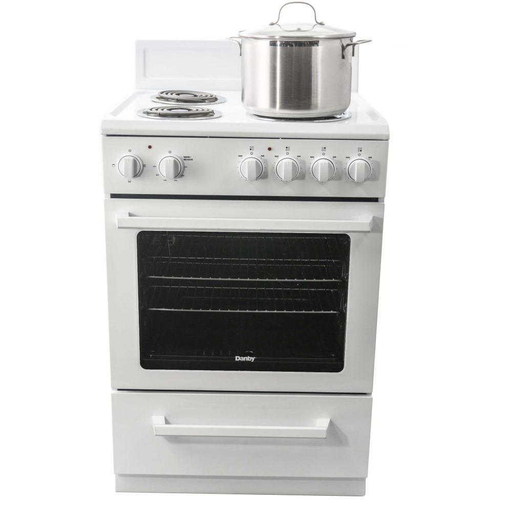 Danby 24-inch Freestanding Electric Range with Even Baking DERM240WC