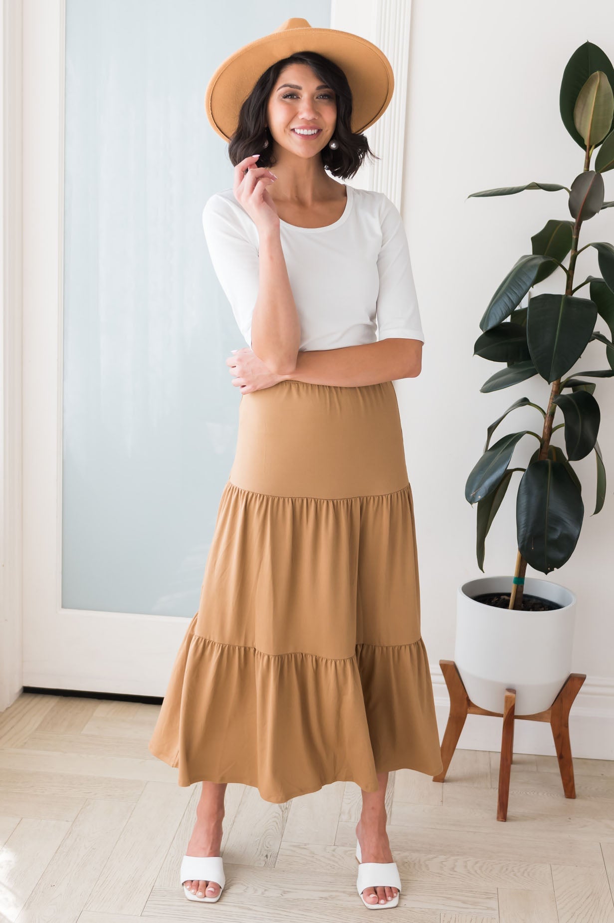 Autumn Delight Modest Maxi Skirt