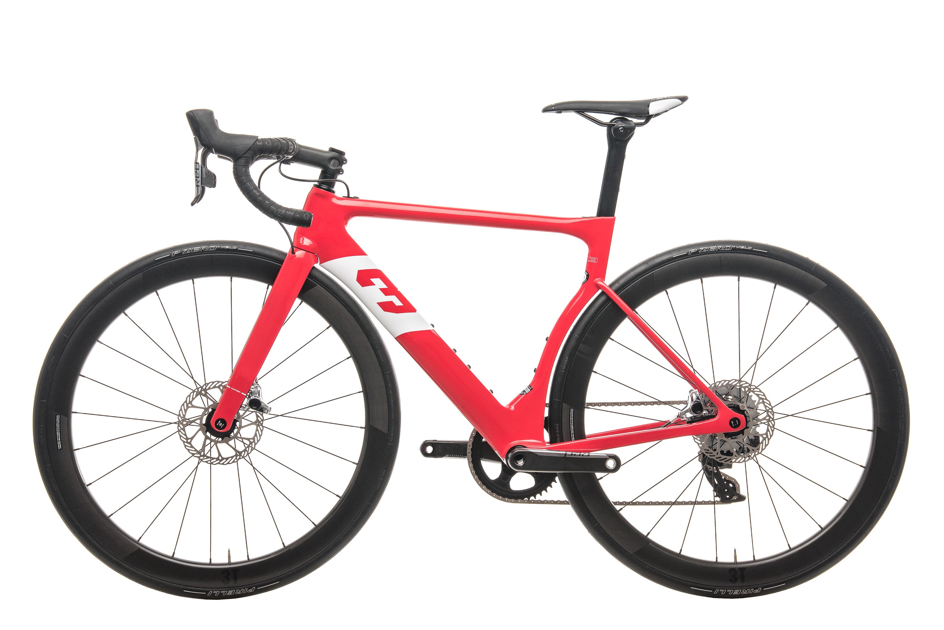 3T Strada Team Red AXS eTap Road Bike - 2020, Small