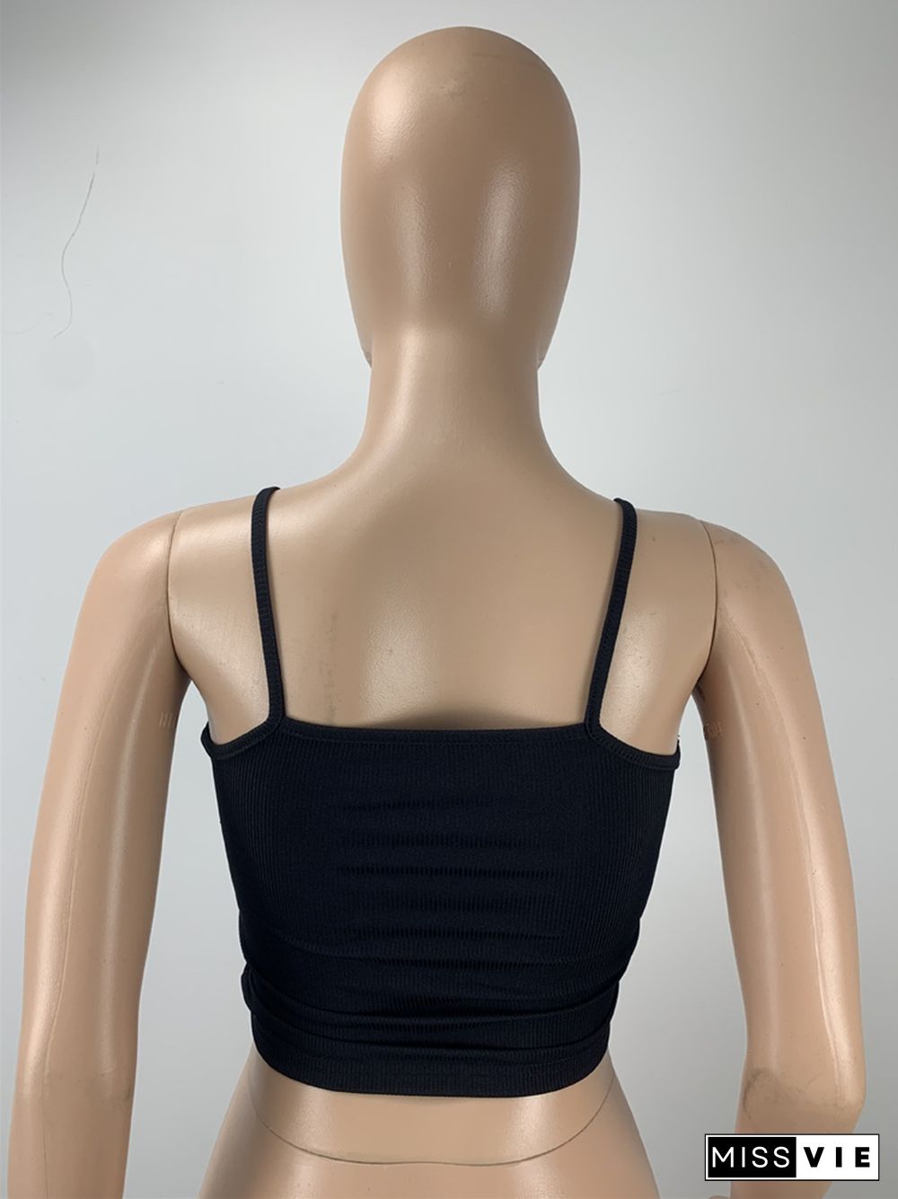 Deep V-Neck Ruched Knot Front Camisole Crop Top