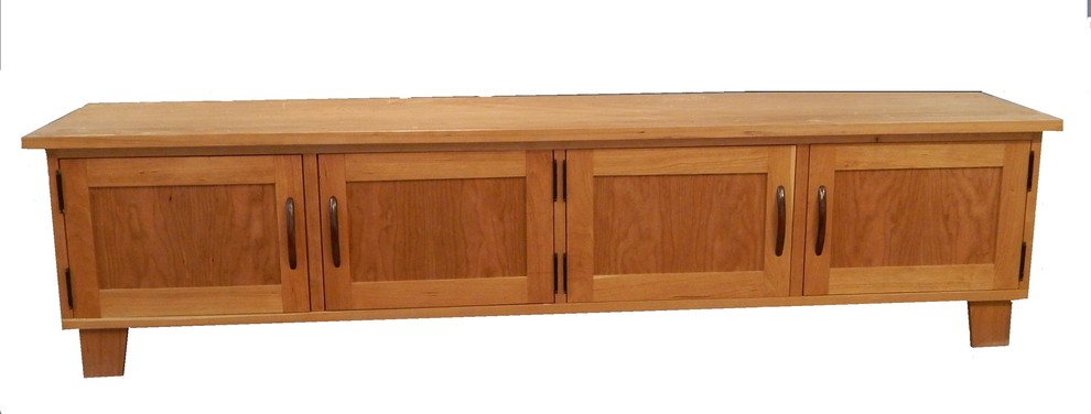 Grace TV Hutch   Midcentury   Accent Chests And Cabinets   by Anderson Woodworks  Houzz