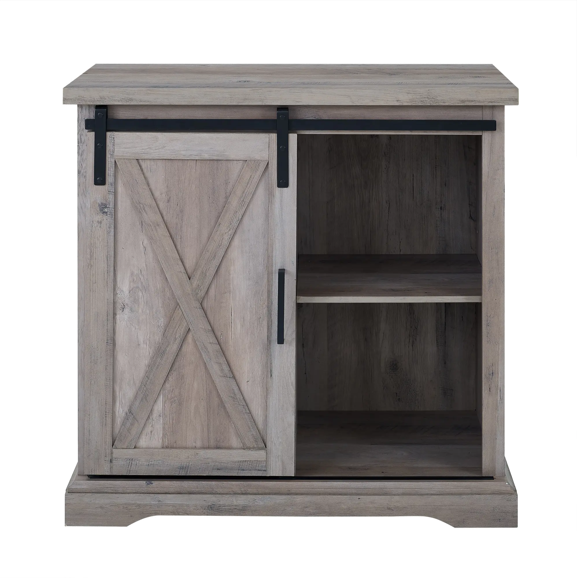 Carolina Gray Farmhouse Buffet Cabinet - Walker Edison