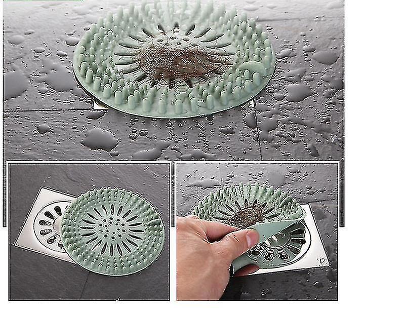 5pcs Sink Sewer Filter Bathroom Floor Drain Anti-odor Toilet Sink Anti-clogging Hair Filter