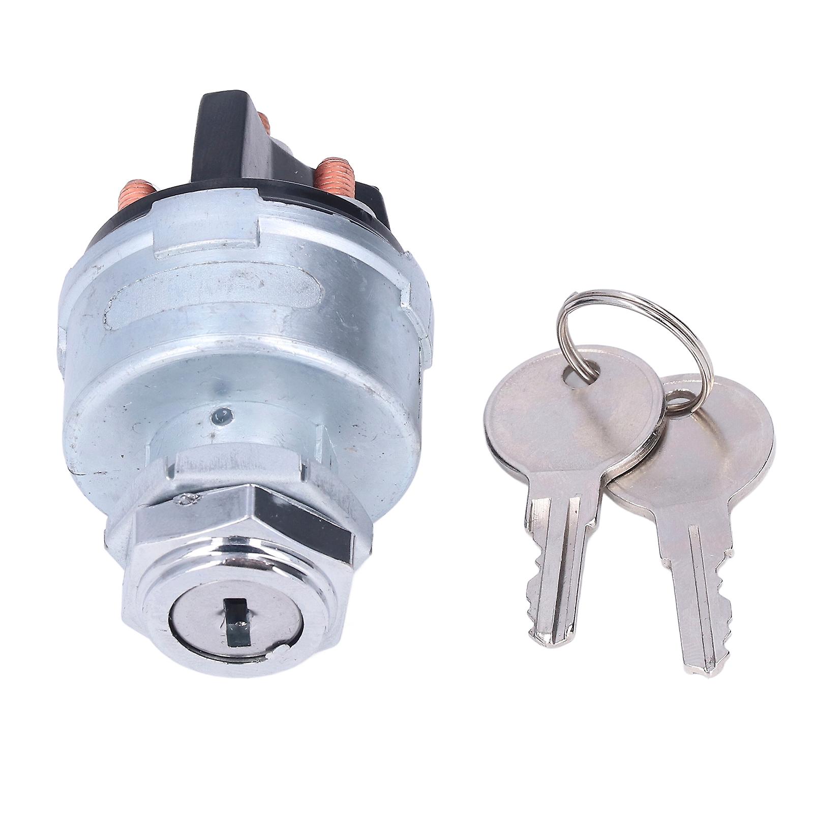 4 Position Engine Ignition Starter Switch With 2 Keys D250e Universal For Car Truck Agricultural Vehicle