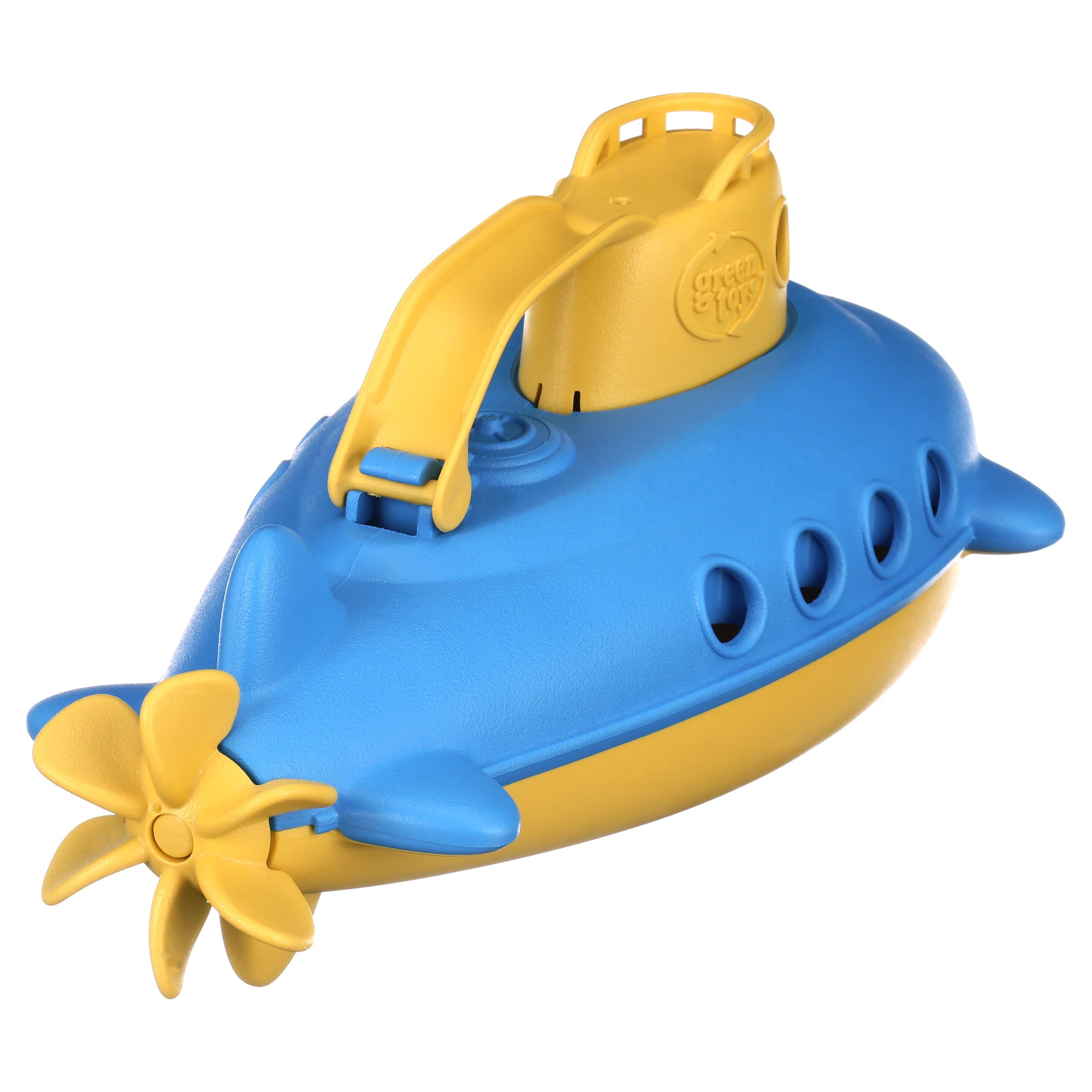 Green Toys Submarine Bath Toy， Yellow Cabin