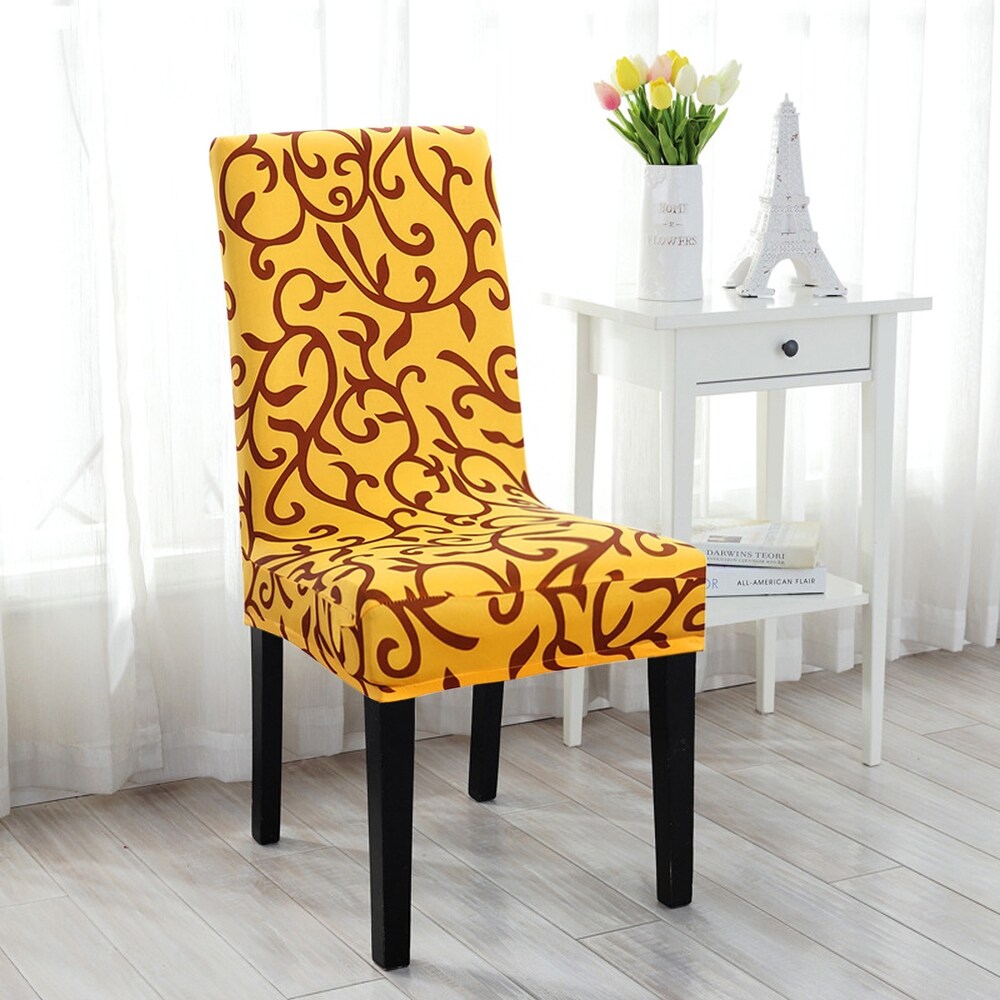 Stretchy Dining Chair Cover Short Chair Covers Washable Protector