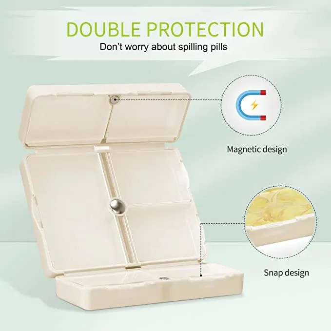 🔥 BIG SALE - 42% OFF🔥- Daily Pill Organizer, 7 Compartments Port