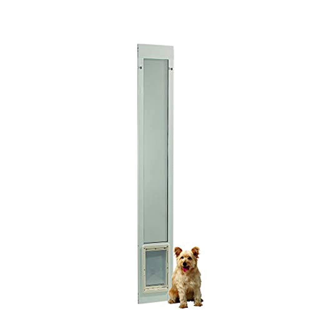 Ideal Pet Glass Pet Door， Aluminum， 77.6 in. H X 11.5 in. W