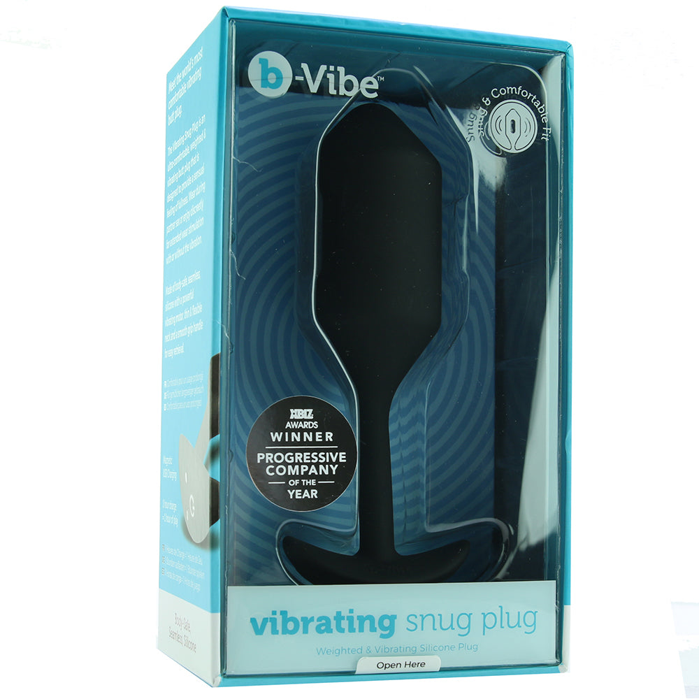 Vibrating Weighted Silicone Snug Plug in XL