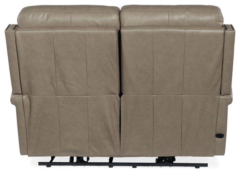 Vaughn Zero Gravity Loveseat With Power Headrest   Transitional   Loveseats   by Homesquare  Houzz