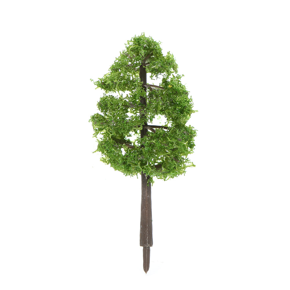 60pcs Mini Green Trees Scale Architectural Models Train Railways Landscape Scenery Layout Garden Decoration Tree Toys