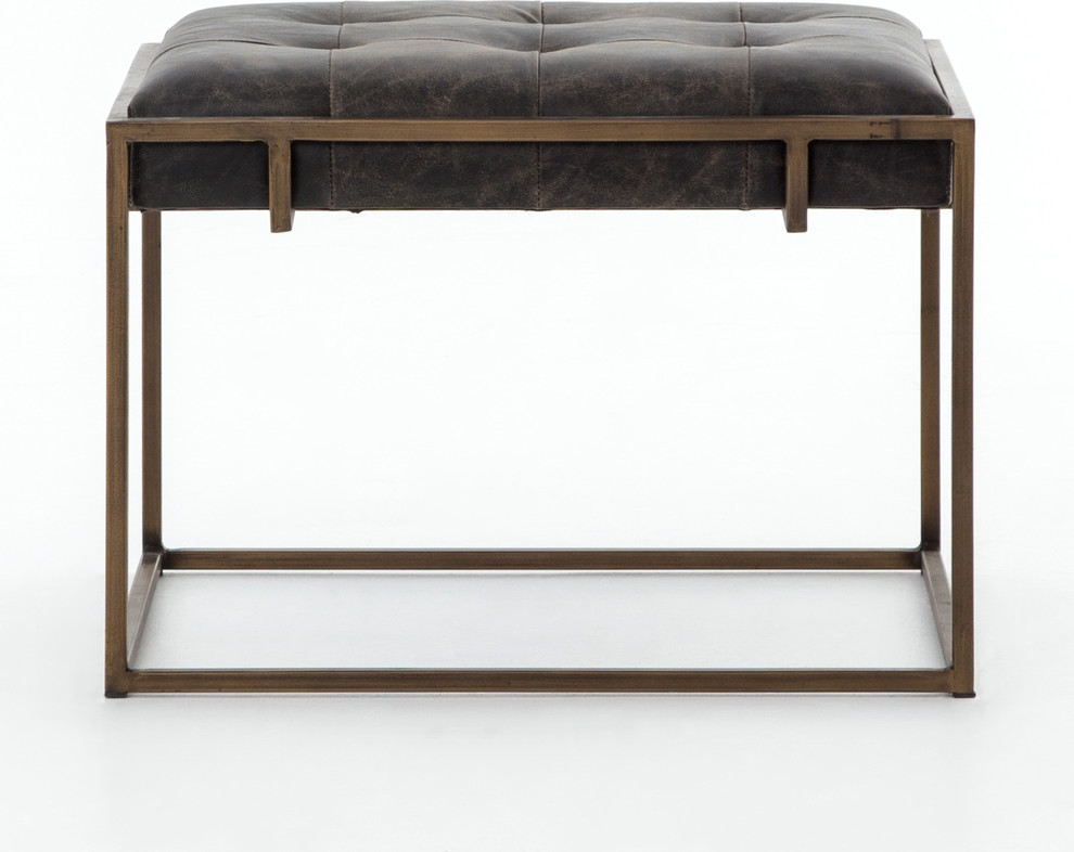 Four Hands Oxford End Table/Footstool   Industrial   Footstools And Ottomans   by Four Hands  Houzz