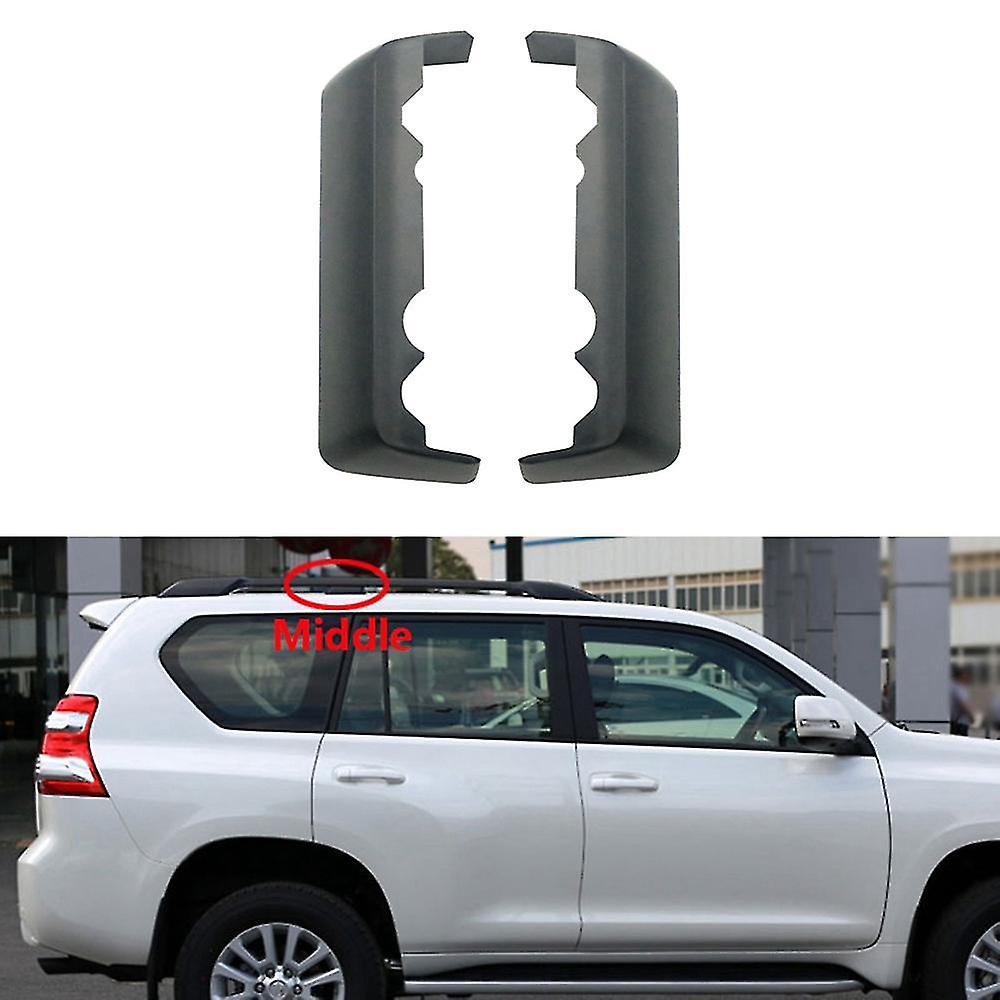 Car Roof Rack Rail Middle Trim Cover Roof Bar End Shell For Land Cruiser Prado Fj150 2010-2017 Righ