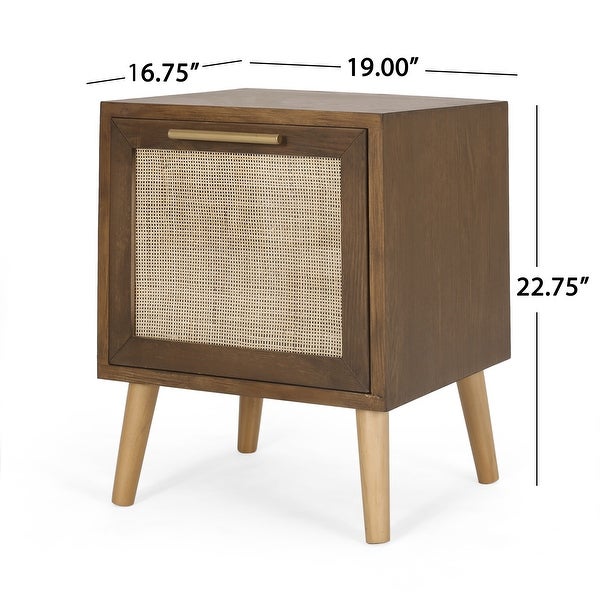 Hulett End Table with Storage by Christopher Knight Home